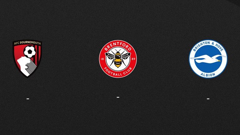 Brighton, Brentford, dan Bournemouth