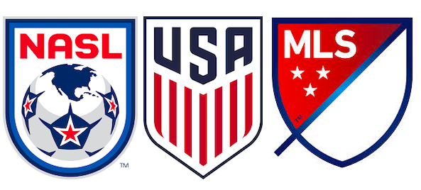 NASL dan MLS Evolution of Champions logo temp