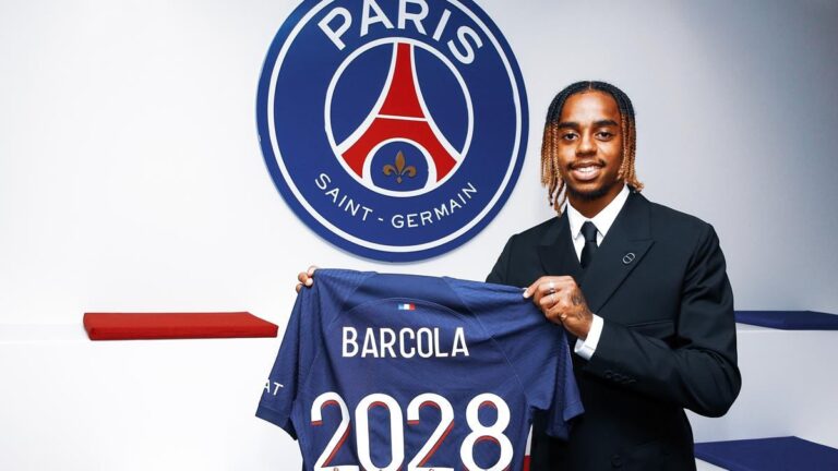 Bradley Barcola PSG di Bidikan Bayern Munich temp