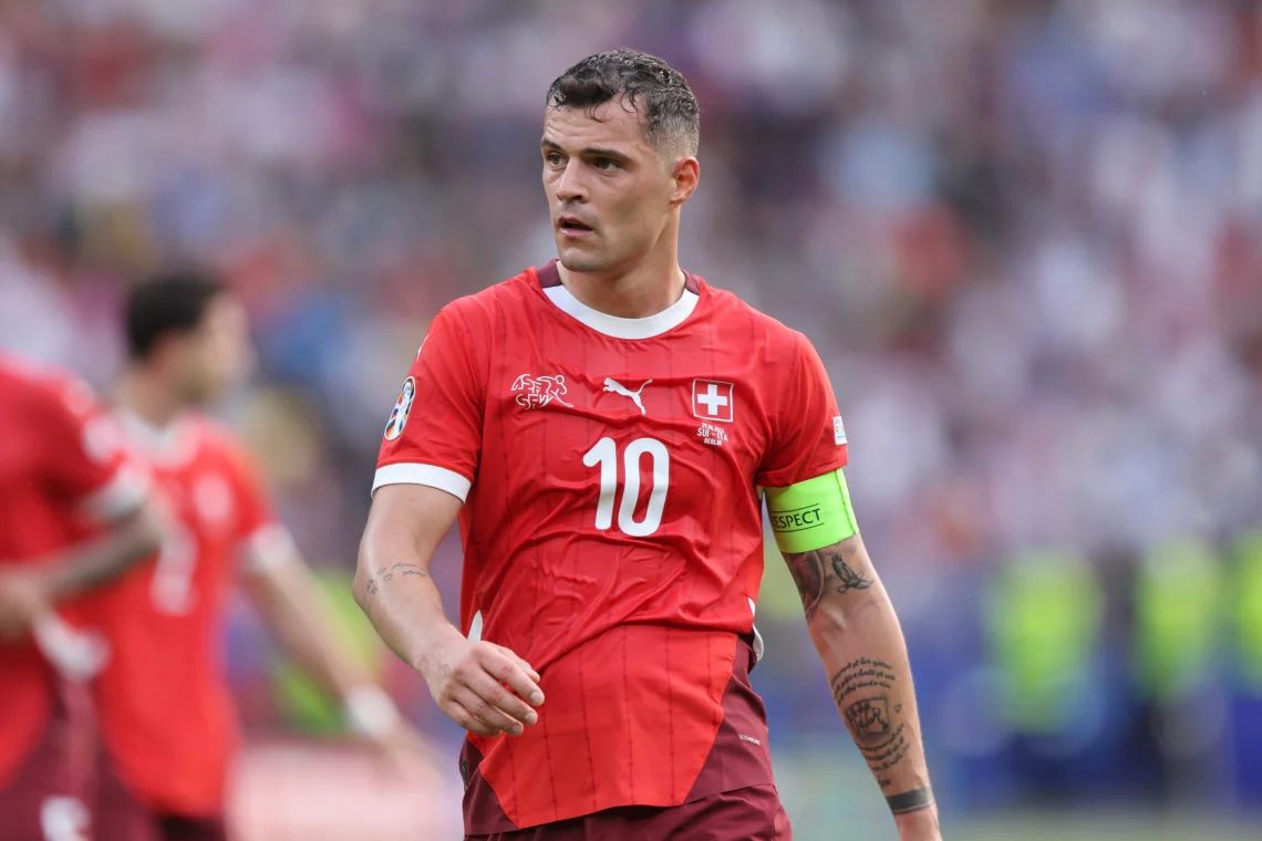 Granit Xhaka pada Bayer Leverkusen