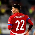 Andrija Maksimović RB Leipzig Bintang Muda Serbia temp