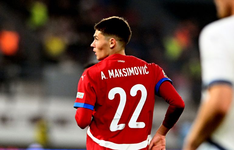 Andrija Maksimović RB Leipzig Bintang Muda Serbia temp